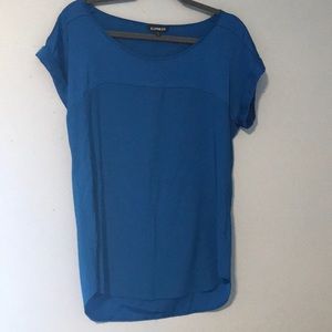 EXPRESS royal blue silky top